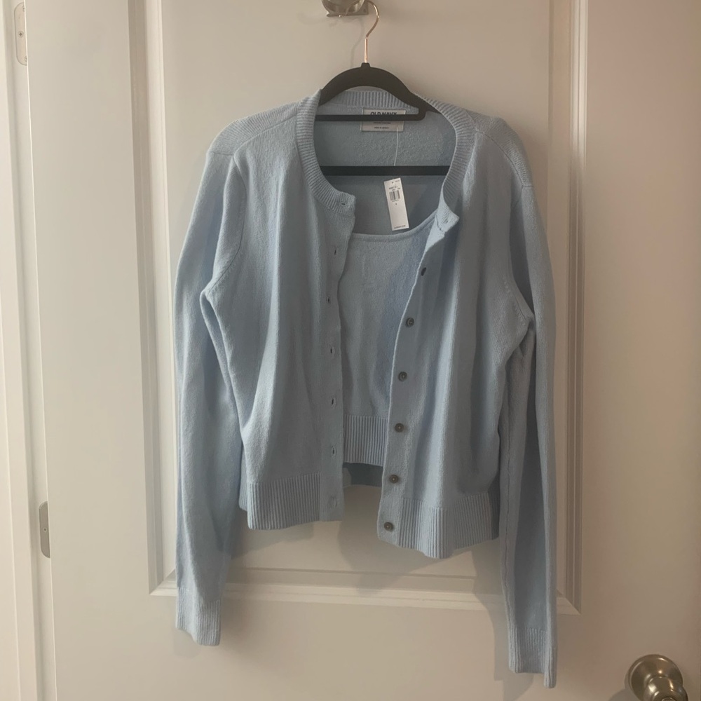 Old Navy Light Blue Women's Cardigan Sweater